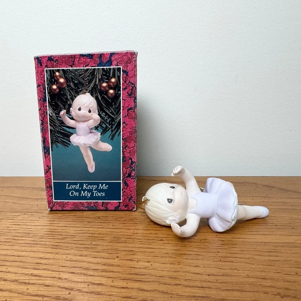 Precious Moments Lord Keep Me On My Toes Ballerina Ornament 1997 Enesco 325332